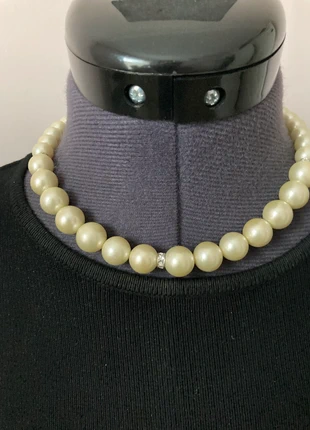 M&S Faux Pearl Chocker, brand: Marks & Spencer, condition: Very good, £1.80, £2.59 includes Buyer Protection