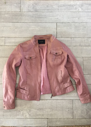 Blouson simili cuir rose Bonobo Vinted