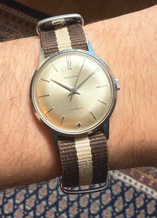 Palermo vintage horloge (serviced), merk: Omega, staat: Goed, maat: 30–38 mm, € 65,00, € 68,95 inclusief Kopersbescherming