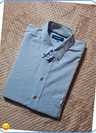 Chemise Saint james bleu clair – Manches courtes – Taille 4 L– Style marin – Logo brodé ancre, marque: Saint James, état: Très bon état, taille: L, 18,50 €, 20,13 € Protection acheteurs incluse