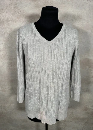 Pull Maille Torsadée Cable Knit Vintage Vintage gris clair colv relief taille L, brand: Vintage Dressing, condition: Very good, size: L / 40 / 12, €5.00, €5.95 includes Buyer Protection Pro