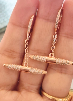 Unique cubic zirconia earrings, brand: Cubic Zirconia, condition: New without tags, £12.90, £14.25 includes Buyer Protection Pro