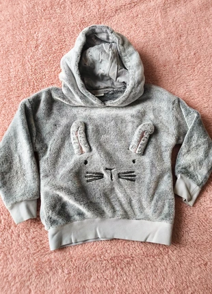 Adorable pull polaire à capuche – Next 5/6 Fille 🩷, marque: Next, état: Neuf sans étiquette, taille: 5 ans / 110 cm, 4,00 €, 4,90 € Protection acheteurs incluse