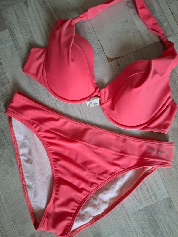 Maillot 2pces rose corail - photo numéro 2