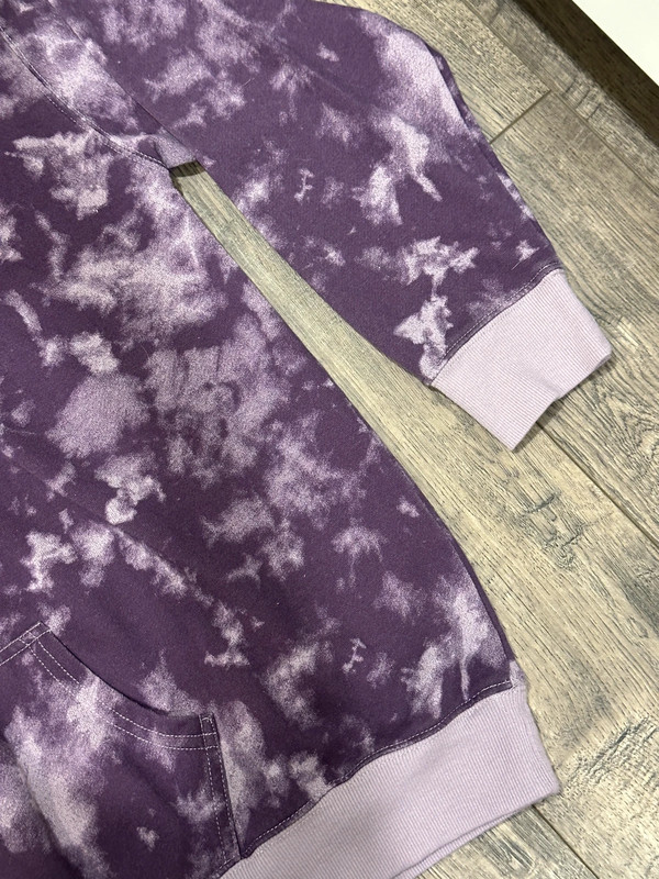 Purple Tie-Dye flirtitude Hoodie 3