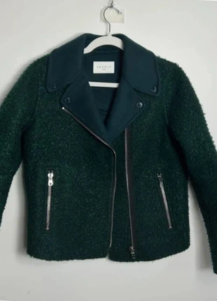 Veste 100% laine Sandro verte (S), marca: Sandro, estado: Muito bom, tamanho: S / 36 / 8, €89.00, €94.15 inclui Proteção do Comprador