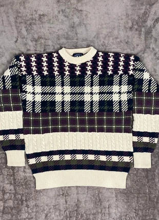 Pull Beige et Violet à motifs Ethnic Vintage, brand: Vintage Dressing, condizioni: Discrete, taglia: L, €12.00, €13.30 include la Protezione acquisti Pro