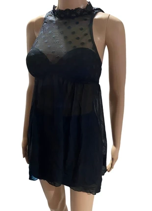 apt.9 size small black babydoll cami top - y2k 2000s diva aesthetic goth emo, brand: Apt. 9, condition: Good, size: S / UK 8-10, £7.00, £8.05 includes Buyer Protection
