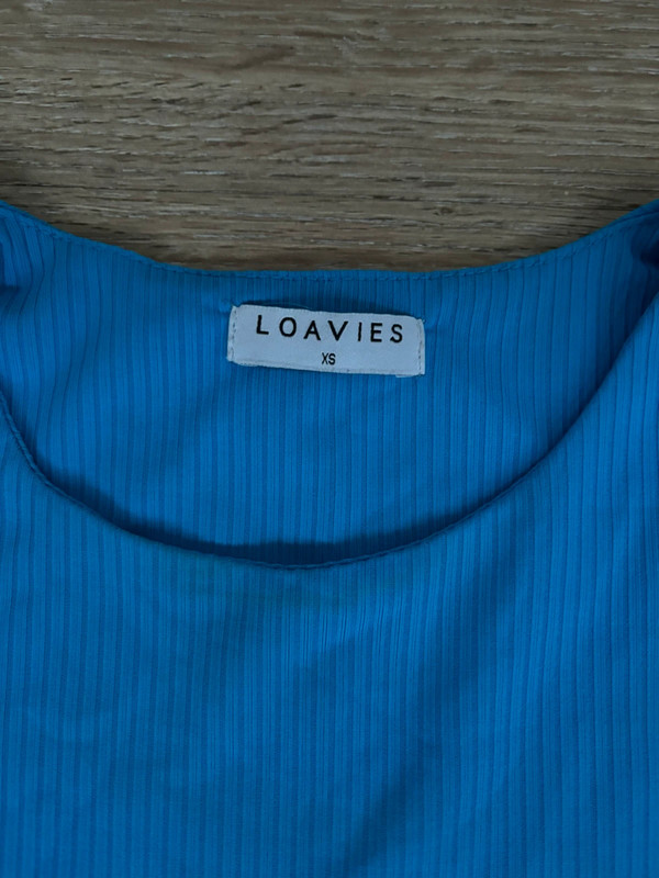 Cropped hempje loavies blauw 5