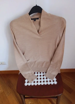 Brooks Brothers maglia in pura lana merino tg s color nocciola, marke: Brooks Brothers, zustand: Sehr gut, größe: S / 36 / 8, 28,00 €, 30,10 € inklusive Vinted-Käuferschutz