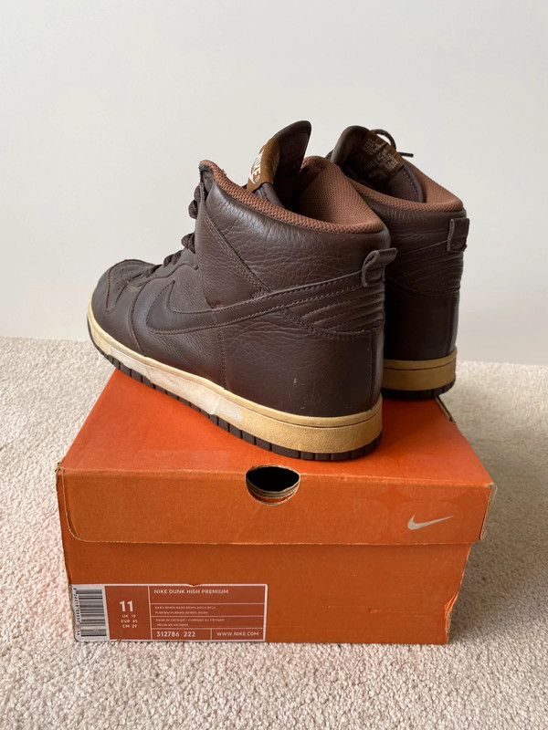 NIKE DUNK HIGH PREMIUM BARQ BROWN 2006 www.krzysztofbialy.com