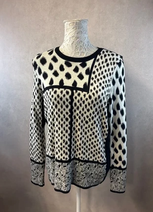 Pull noir et beige à motifs – Ruty – Made in France – Taille M – Lot P1, brand: Ruty Design, condition: Very good, size: M / 38 / 10, €9.00, €10.15 includes Buyer Protection Pro