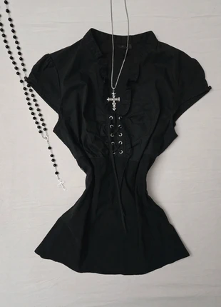 Dark tee top project zero, merk: COQUETTE, staat: Heel goed, maat: M / 38 / 10, € 25,50, € 27,48 inclusief Kopersbescherming