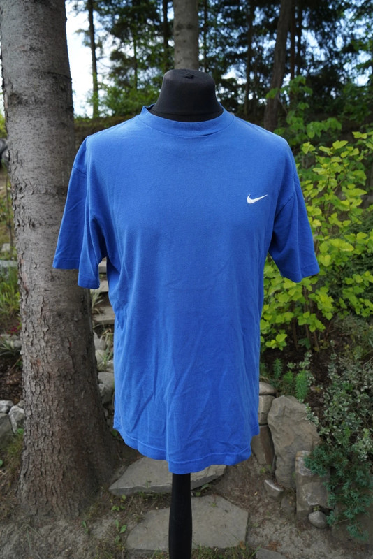 Nike niebieski t-shirt męski koszulka M L 3
