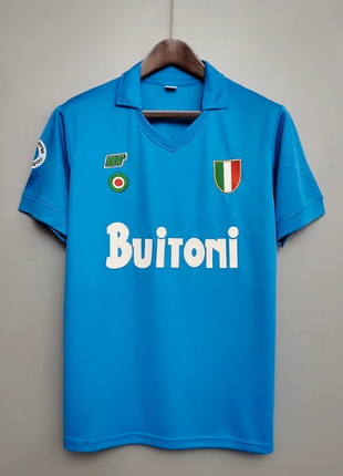 Polo Vintage D10S Buitoni, marca: SSC Napoli, estado: Novo com etiquetas, tamanho: M, €50.00, €53.20 inclui Proteção do Comprador