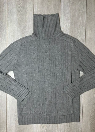 pull homme col roulé torsades gris moyen laine chaud manche longue taille S M, marque: Celio, état: Très bon état, taille: M, 6,50 €, 7,53 € Protection acheteurs incluse