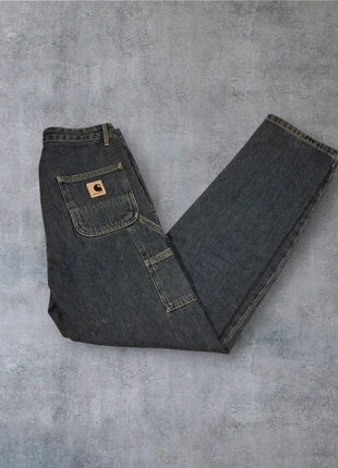 Jean Boyfriend - Carhartt - Unisexe - Taille XS - Bleu Marine, marke: Carhartt, zustand: Sehr gut, größe: XS / 34 / 6, 25,00 €, 26,95 € inklusive Vinted-Käuferschutz