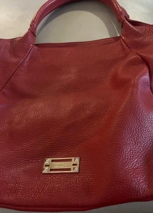 Sac en cuir rouge FERRÉ, brand: Gianfranco Ferré, condition: Very good, €40.00, €42.70 includes Buyer Protection