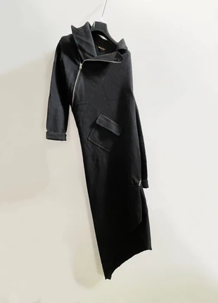 Abito nero lungo in lana Comme Des Garçons, marca: Comme des Garçons, estado: Muy bueno, tamaño: M / 38 / 10, 500,00 €, 525,70 € Protección al comprador incluida