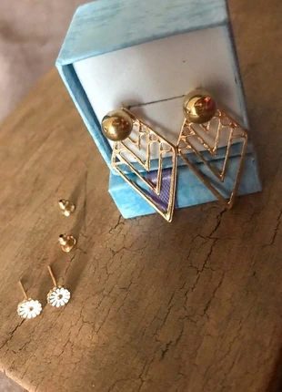 Lot de 2 boucles oreilles / Claire's / doré / neuf, brand: Claire's, condition: New without tags, €5.00, €5.95 includes Buyer Protection
