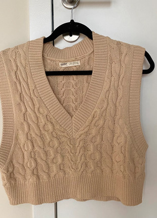Beige debardeur, marque: Pull & Bear, état: Neuf sans étiquette, taille: S / 36 / 8, 4,00 €, 4,90 € Protection acheteurs incluse