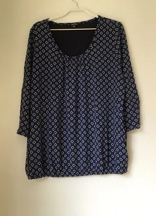 Jo-Ann Shirt blauw/zwart motief maat XXL, marque: Jo-Ann, état: Très bon état, taille: XXL / 44 / 16, 5,00 €, 5,95 € Protection acheteurs incluse