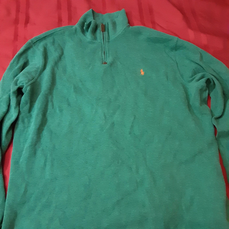 Polo ralph lauren green long sleeve shirt size xl 1