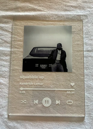 Kendrick Lamar squabble up Crystal Music Plaque, état: Neuf avec étiquette, 7,00 €, 8,05 € Protection acheteurs incluse