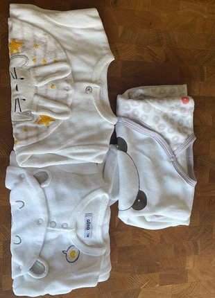 Lot 3 pyjamas animaux, merk: Gémo, staat: Heel goed, maat: 1-3 maanden / 56 cm, € 7,00, € 8,05 inclusief Kopersbescherming