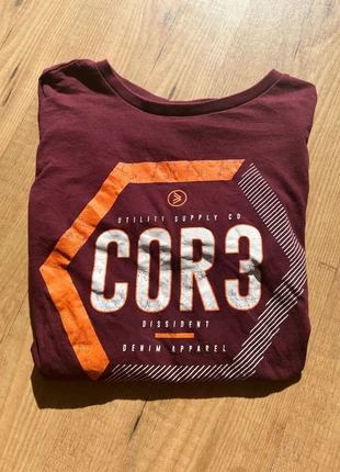 T-shirt Dissident COR3 bordeaux homme taille M – Style streetwear casual, état: Neuf sans étiquette, taille: M / 38 / 10, 2,00 €, 2,80 € Protection acheteurs incluse