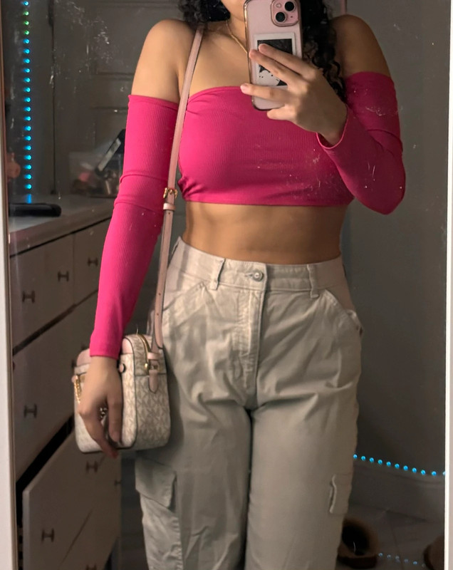 Pink Off the shoulder 2