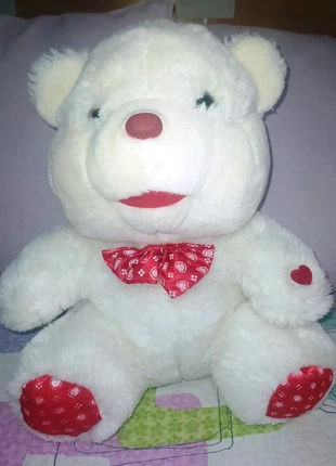 Precioso peluche blanco con mecanismo musical funcionando, état: Bon état, taille: Prématuré, jusqu'à 44cm, 12,50 €, 13,83 € Protection acheteurs incluse