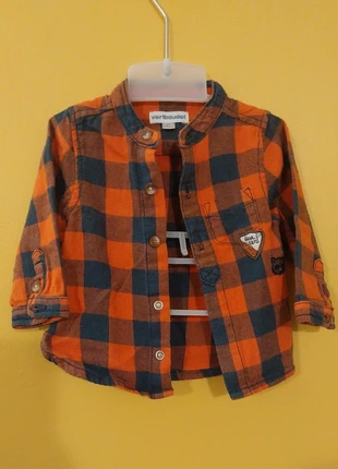 Chemise à carreaux, brand: Verbaudet, condition: Good, size: 6-9 months / 68 cm, €3.00, €3.85 includes Buyer Protection