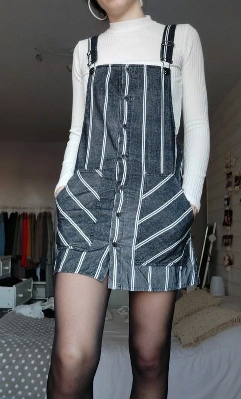 Pull and bear robe salopette online