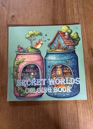 Secret Worlds Adult Coloring Book – Magical Houses & Enchanting Designs, condition: New with tags, £4.99, £5.94 includes Buyer Protection