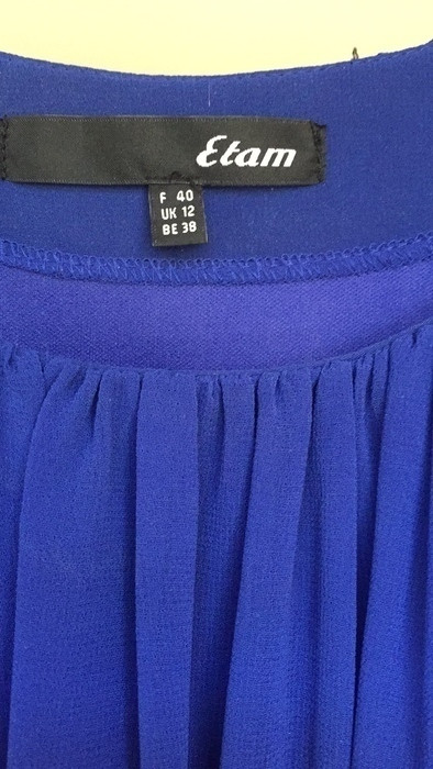 Robe bleu électrique Etam 3
