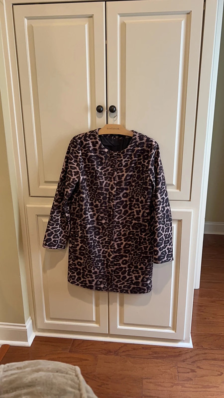 Lightweight Leopard Print Coat