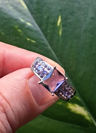 Bague élégante Argent S925 Zircone violet brillante femme taille 57, brand: Argent, condition: Very good, size: 17.7 mm Ø, €27.00, €29.05 includes Buyer Protection