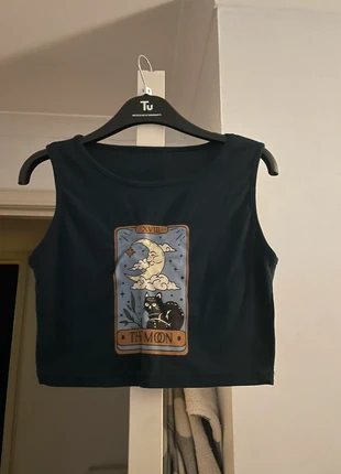 Tarot Card Crop Top, brand: Romwe, condition: Very good, size: S / 8, £7.00, £8.05 includes Buyer Protection