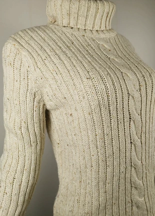 Pull torsadé col roulé ,Pull hiver vintage Liz Claiborne ,taille M, marke: Vintage Dressing, zustand: Sehr gut, größe: M / 38 / 10, 10,00 €, 11,20 € beinhaltet Vinted-Käuferschutz Pro