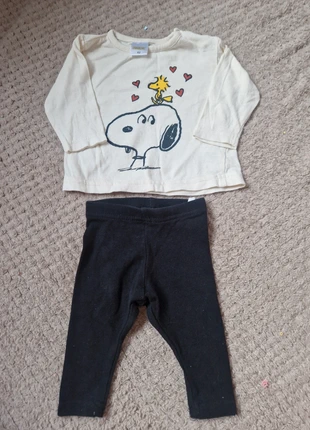 Setje - 62, merk: Peanuts, staat: Goed, maat: 3-6 maanden / 62 cm, € 1,50, € 2,28 inclusief Kopersbescherming