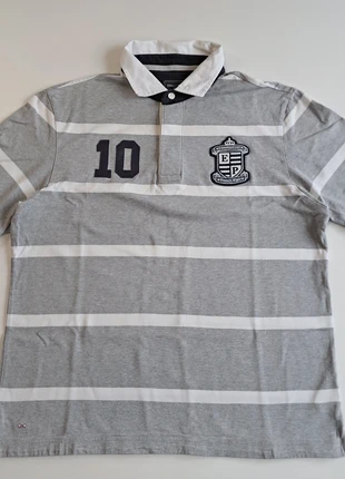 Polo Eden Park gris et blanc – Taille L 👕, brand: Eden Park, condizioni: Buone, taglia: L, €25.00, €26.95 include la Protezione acquisti