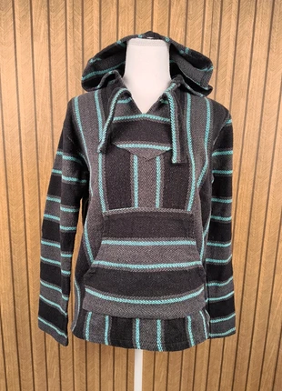 Señor Lopez /#97 Poncho Baja Mexicain / Hoodie Vintage / Unisexe / M / Noir / Fait au Mexique, marque: señor lopez, état: Très bon état, taille: M, 11,00 €, 12,25 € Protection acheteurs incluse