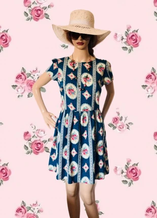 🌹🌿Jolie petite robe esprit vintage motif roses light vintage style dress 🌿🌹, marque: Atmosphere, état: Très bon état, taille: XS / 34 / 6, 10,00 €, 11,20 € Protection acheteurs (Pro) incluse