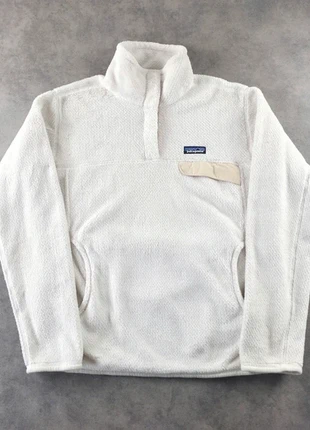 Pull Polaire Pilou Boutonné Col Camionneur Patagonia Snap-T Blanc Cassé Logo Brodé Taille L, marque: Patagonia, état: Très bon état, taille: L / 40 / 12, 50,00 €, 53,20 € Protection acheteurs incluse