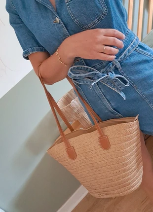 Sac panier tressé, état: Neuf sans étiquette, 15,00 €, 16,45 € Protection acheteurs incluse