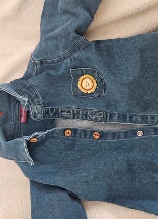 Chemise jean 9 mois sergent major, merk: Sergent Major, staat: Nieuw zonder prijskaartje, maat: 6-9 maanden / 68 cm, € 8,00, € 9,10 inclusief Kopersbescherming