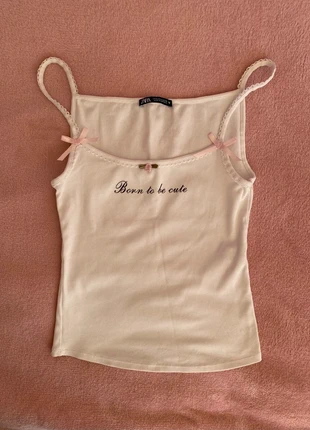 Top a bretelline, marke: Zara, zustand: Sehr gut, größe: S / 36 / 8, 8,00 €, 9,10 € inklusive Vinted-Käuferschutz