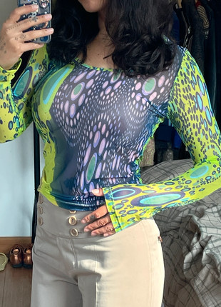 Top en mesh vintage, marque: Lolita, état: Très bon état, taille: S / 36 / 8, 12,00 €, 13,30 € Protection acheteurs incluse