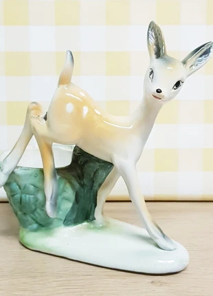 Italian mid century deer/bambi vase, marke: Vintage, zustand: Sehr gut, 32,00 €, 34,30 € beinhaltet Vinted-Käuferschutz Pro